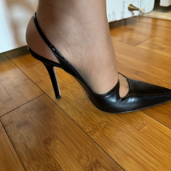 Jimmy Choo Black Slingback/Mary Janes size 39 1/2 - Picture 9 of 11